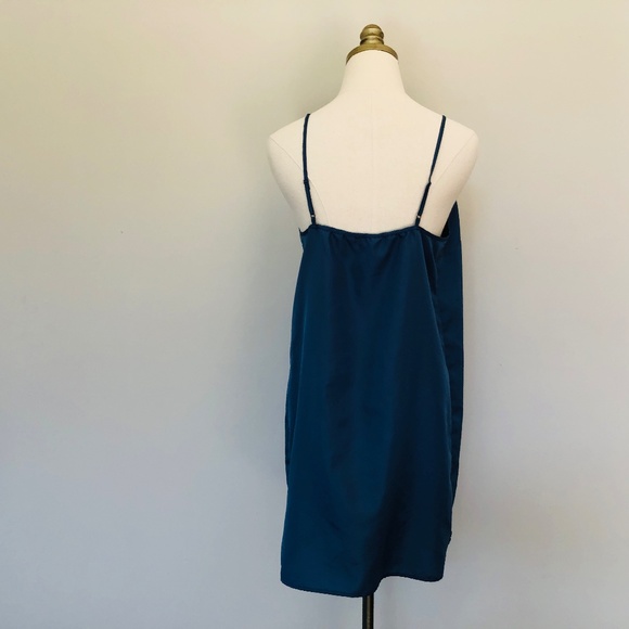 Pullover Slip Nightgown Lauren Conrad maternity Navy Blue Medium - Picture 8 of 8